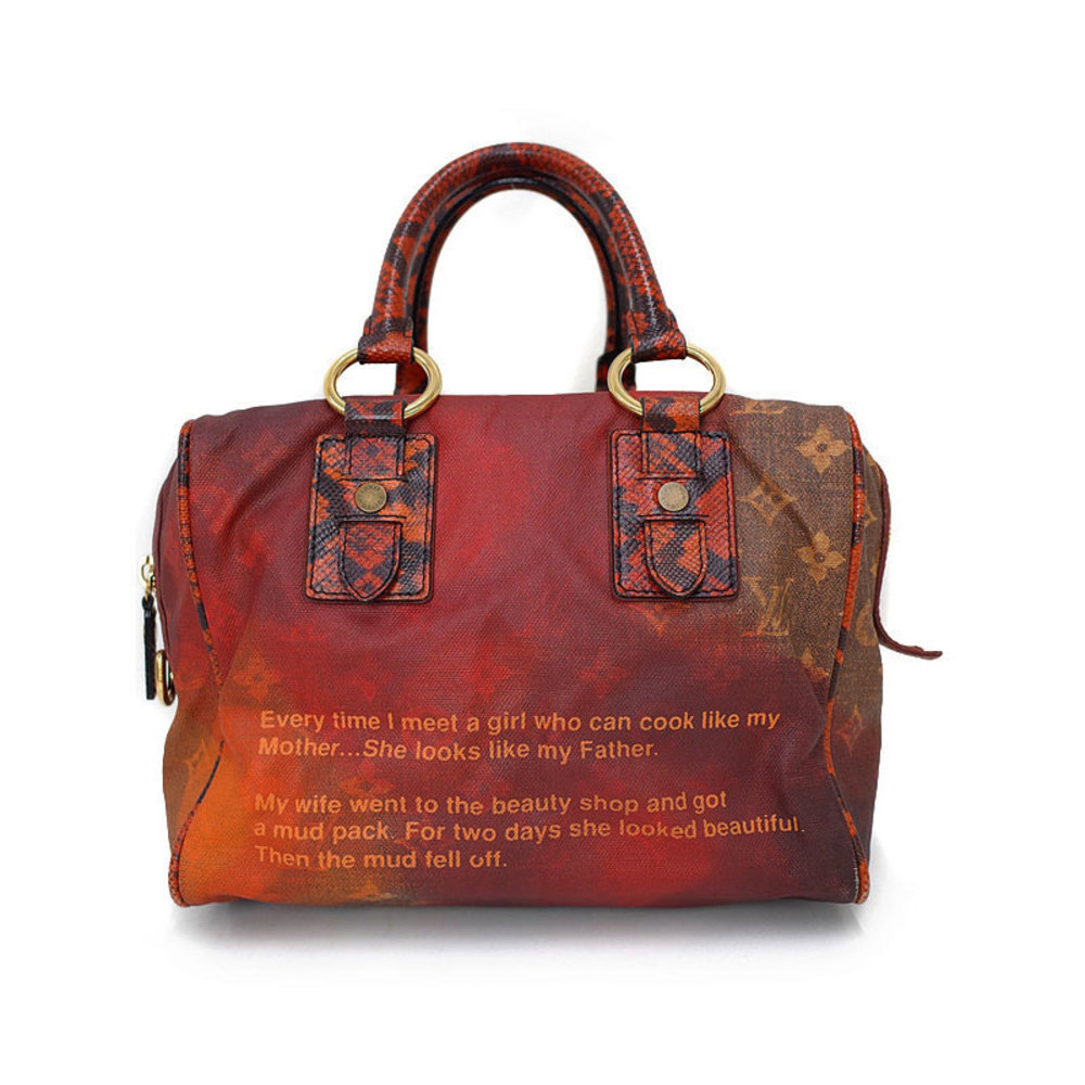 Louis Vuitton Jokes Man Handbag Monogram Crazy